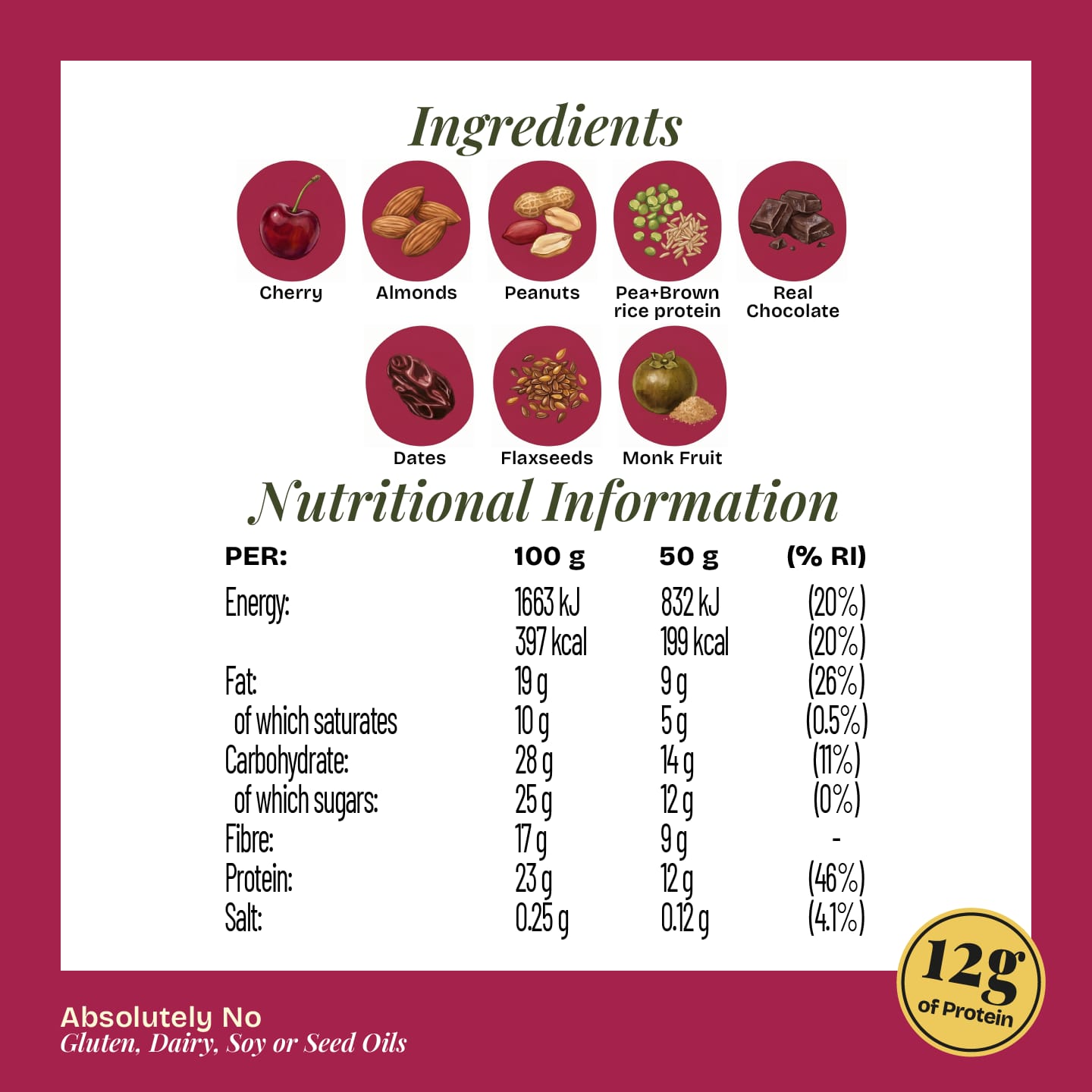 Molten Cherry Chocolate — 12-Bar Box